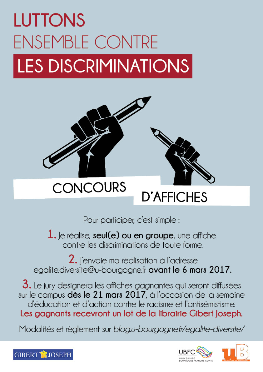 Affiche concours discriminations
