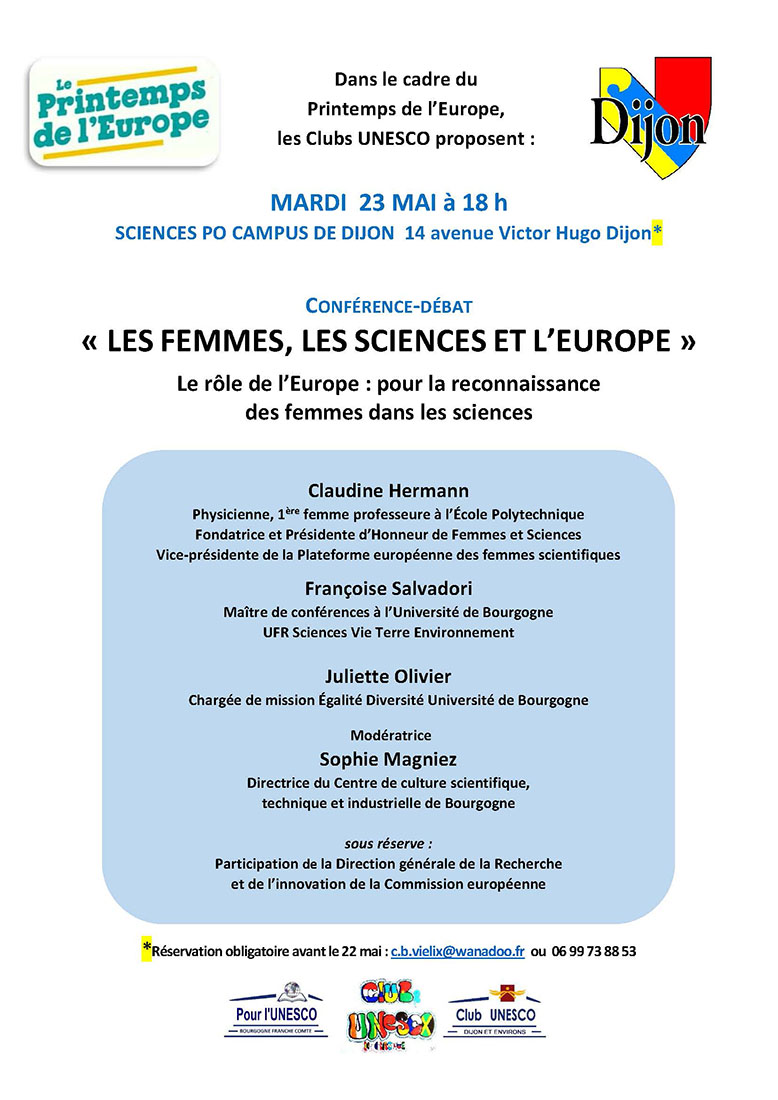 agenda conf debat femmes sciences europe2