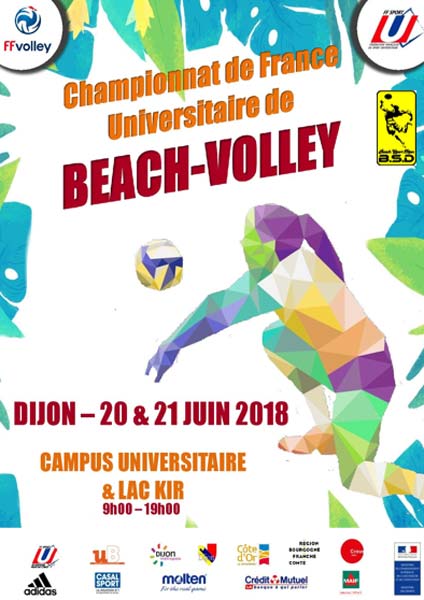 agenda tournoi beach volley 062018